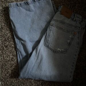 Girls size 10 Zara wide leg jeans.